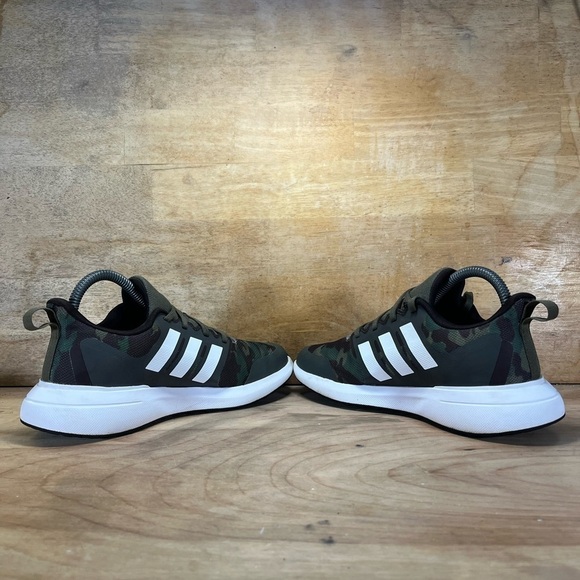 Adidas Fortarun 2.0 Cloudfoam Camouflage Womens Size 6 (5Y) Running Shoes - Picture 5 of 8